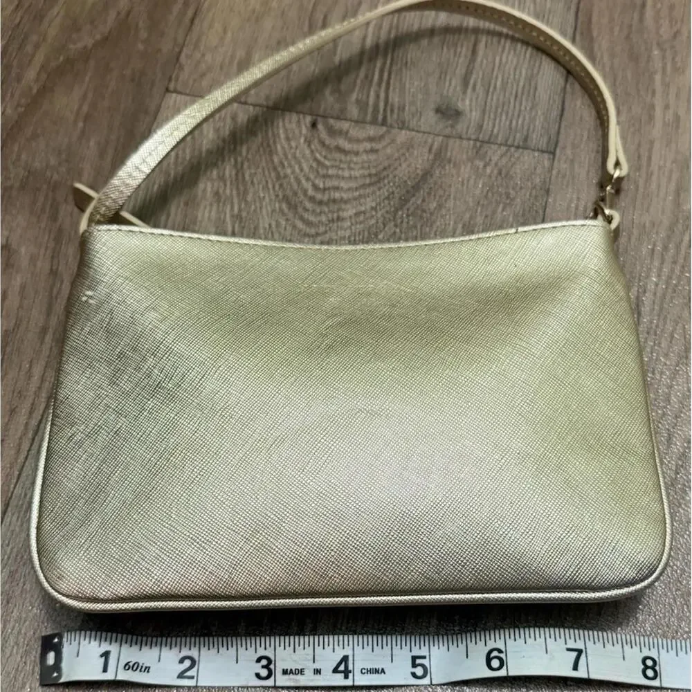 Kate Spade Metallic Gold Wristlet/Clutch - Picture 3 of 7
